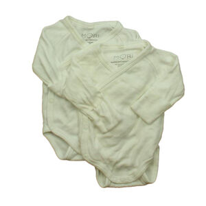 Mori Unisex White Onesie size: 0-3 Months